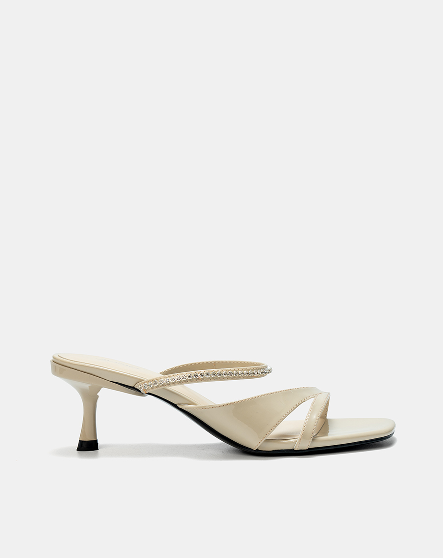 Giày Sandal Mules Phối Dây Trang Trí - Image 1