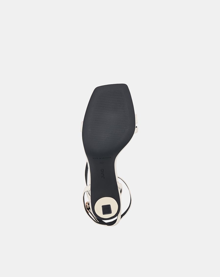 Giày Sandal Mũi Vuông Quai Chéo - Image 8