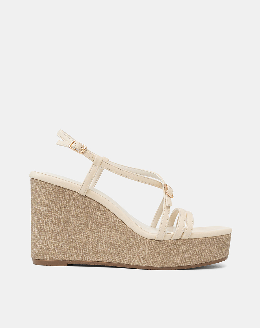 Giày Sandal Đế Xuồng Quai Cách Điệu