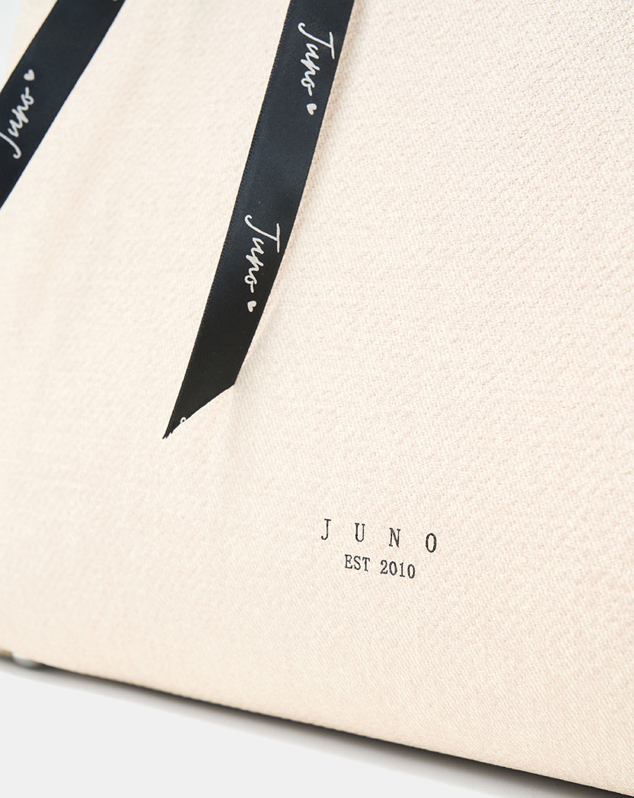 Túi Xách Lớn Tote Lớn Trang Trí Nơ Ruy Băng - Image 5