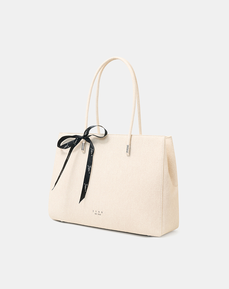 Túi Xách Lớn Tote Lớn Trang Trí Nơ Ruy Băng - Image 6