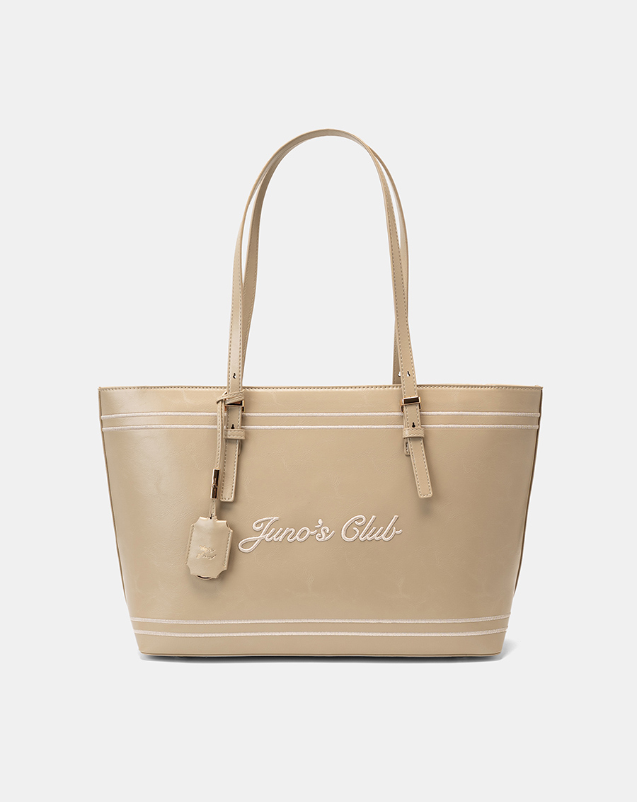 Túi Xách Lớn Tote Thêu Juno Club - Image 1