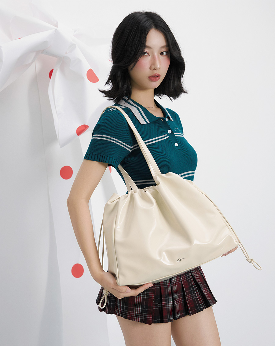 Túi Xách Lớn Tote Rút Dây - Image 2