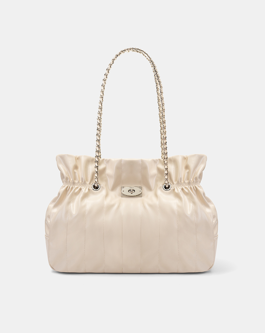 Túi Xách Lớn Tote Bag Form Mềm Phối Khoá - Image 1