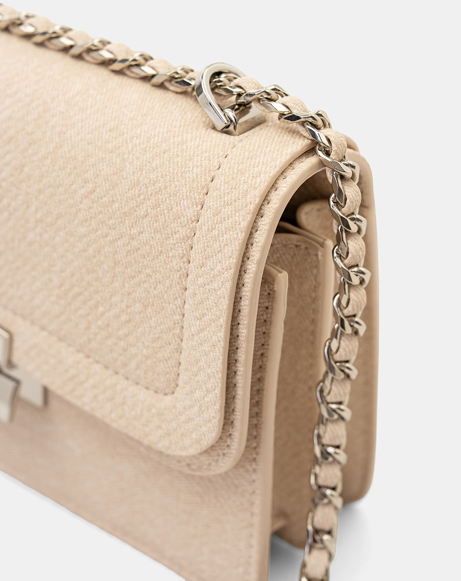 Túi Xách Nhỏ Shoulder Bag Nắp Gập Phối Khoá - Image 5