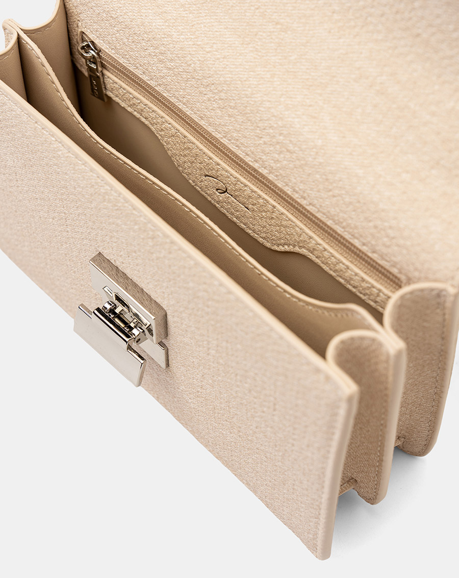 Túi Xách Nhỏ Shoulder Bag Nắp Gập Phối Khoá - Image 8