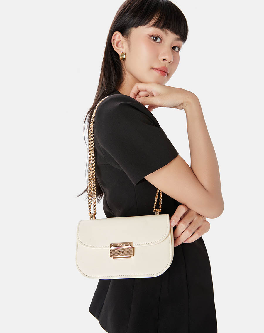 Túi Xách Nhỏ Phối Khoá Trang Trí - Image 2