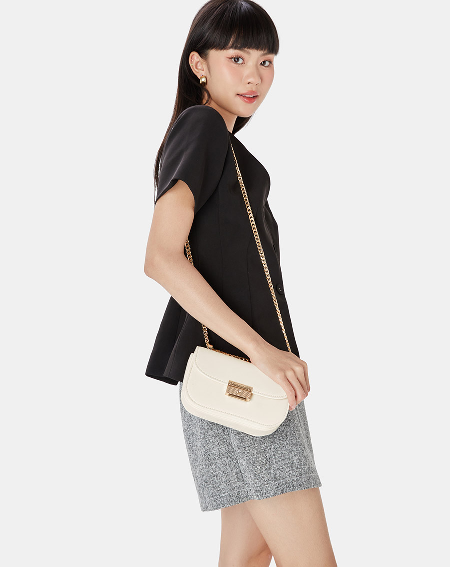 Túi Xách Nhỏ Phối Khoá Trang Trí - Image 3