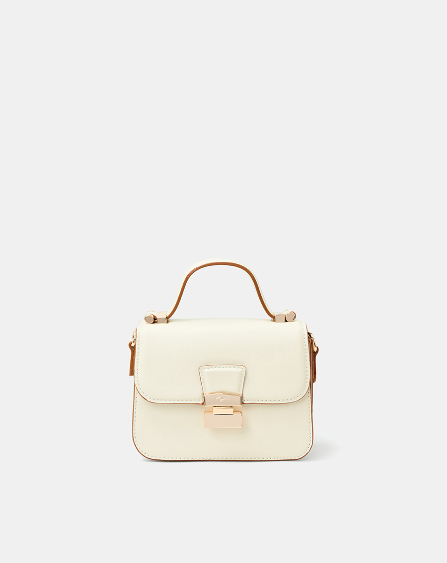 Túi Xách Nhỏ Top Handle Trang Trí Khoá - Image 1
