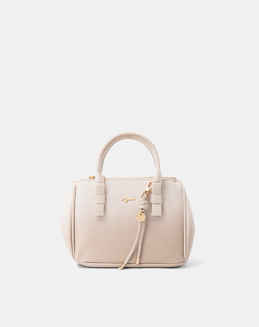 Túi Xách Nhỏ Tay Cầm Nơ Phối Charm - Image 1