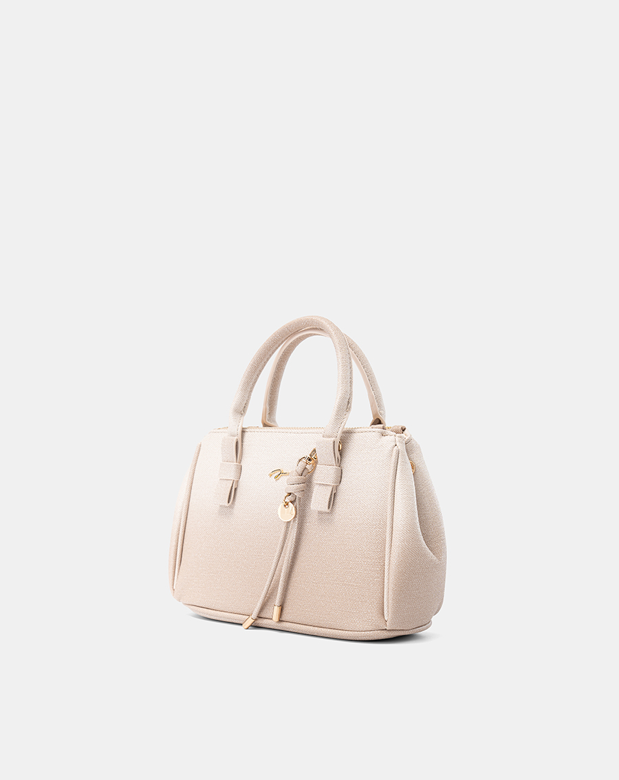 Túi Xách Nhỏ Tay Cầm Nơ Phối Charm - Image 4