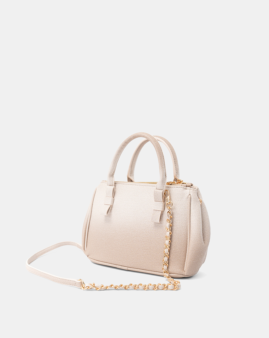 Túi Xách Nhỏ Tay Cầm Nơ Phối Charm - Image 5