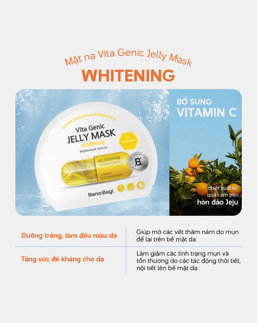 Mặt nạ Vita Genic Jelly Mask – Whitening - Image 4
