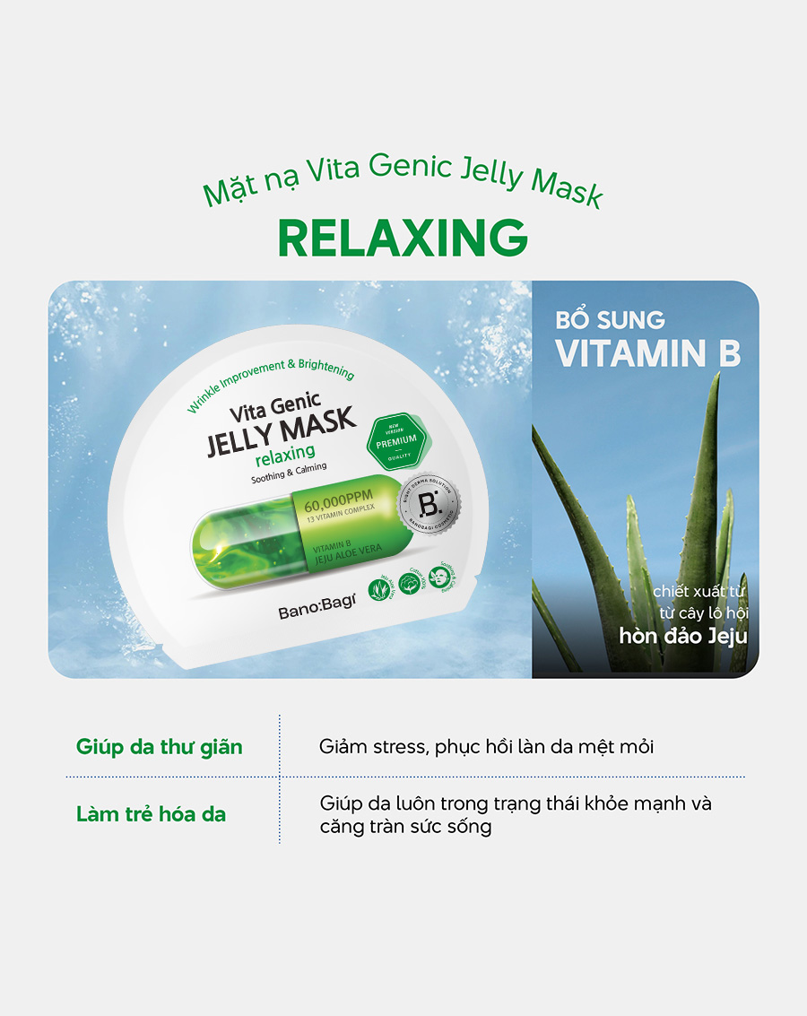 Mặt nạ Vita Genic Jelly Mask – Relaxing - Image 4