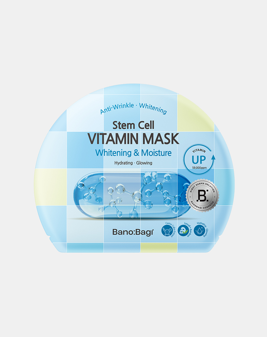 Mặt nạ Banobagi Stem Cell Vitamin Mask Whitening & Moisture - Image 1