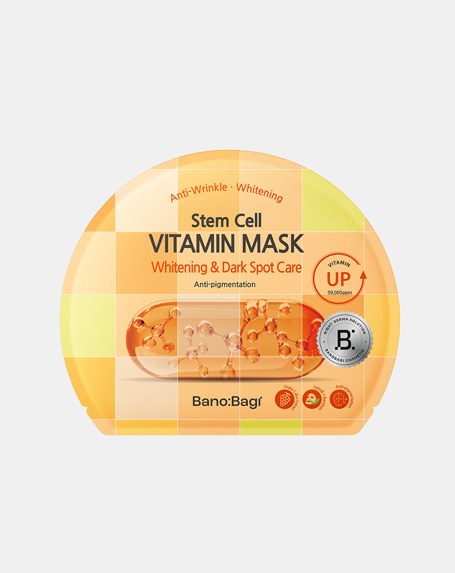 Mặt nạ Banobagi Stem Cell Vitamin Mask Whitening & Dark Spot Care MN010 - Image 1