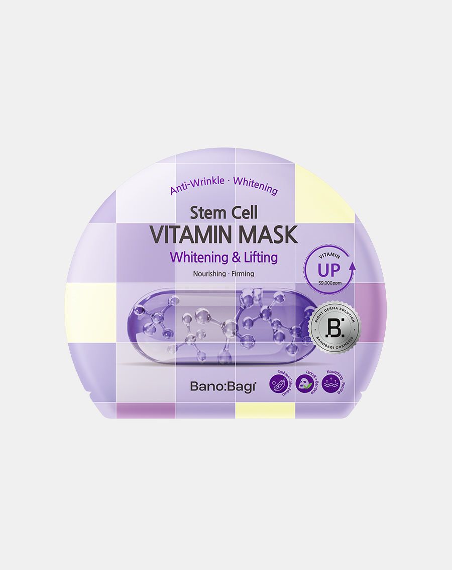 Mặt nạ Banobagi Stem Cell Vitamin Mask Whitening & Lifting - Image 1