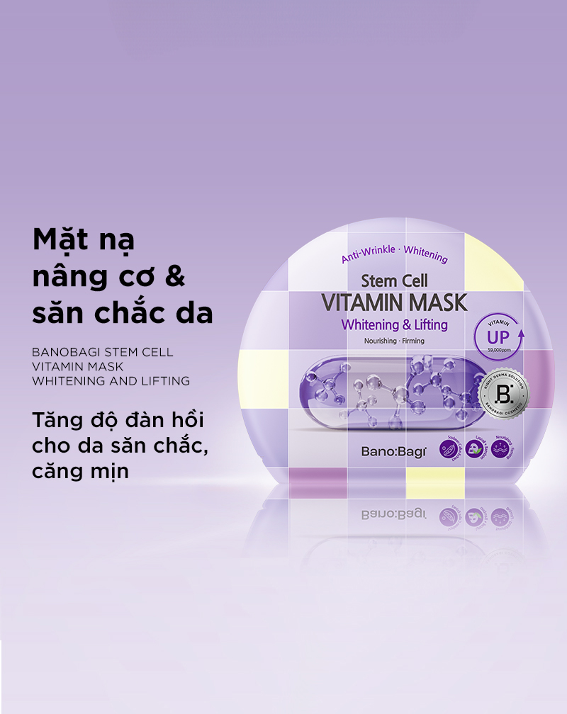 Mặt nạ Banobagi Stem Cell Vitamin Mask Whitening & Lifting - Image 3