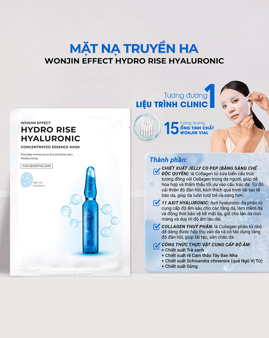 WONJIN Hydro Rise Hyaluronic Mask - Image 4