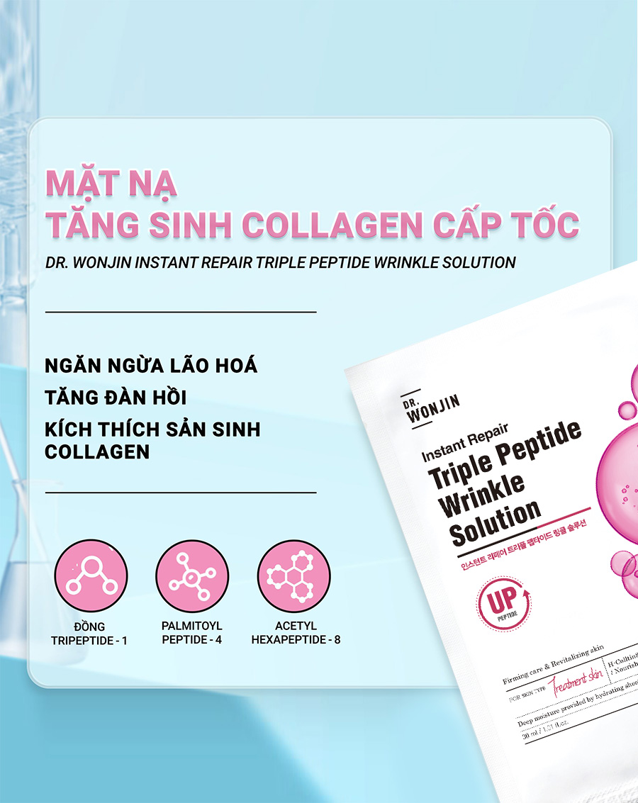 MN WONJIN Instant Repair Triple Peptide Wrinkle Solution - Image 4
