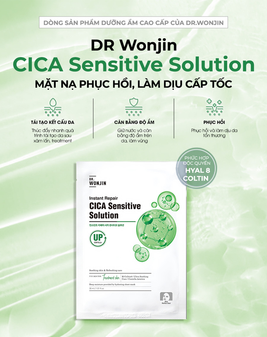 MN WONJIN Instant Repair CICA Sensitive Solution - Image 3