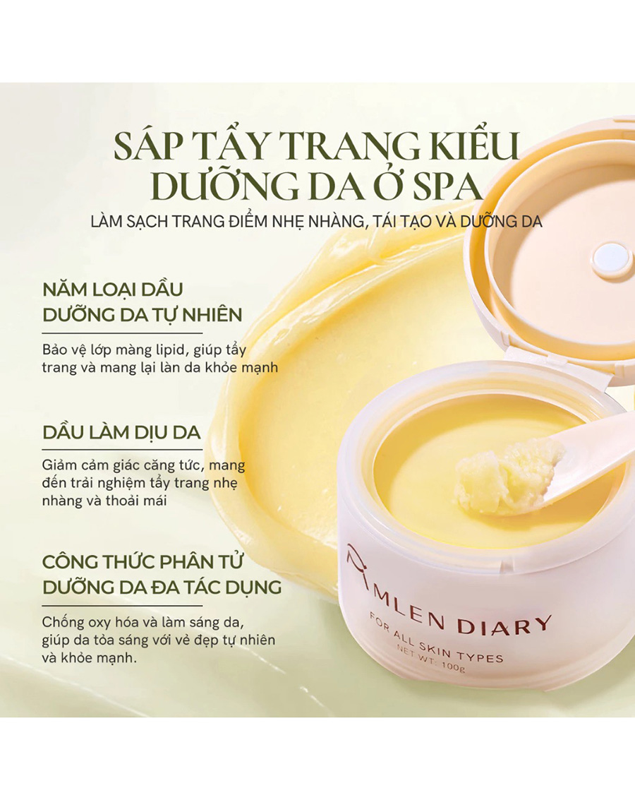 Sáp Tẩy Trang Mlen Diary 100g - Image 3
