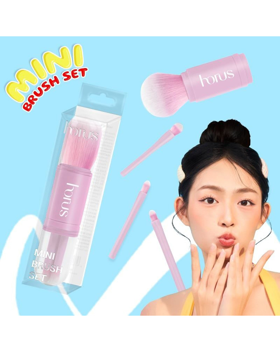 Set Cọ Trang Điểm Mini Horus Mini Brush Set - Image 2