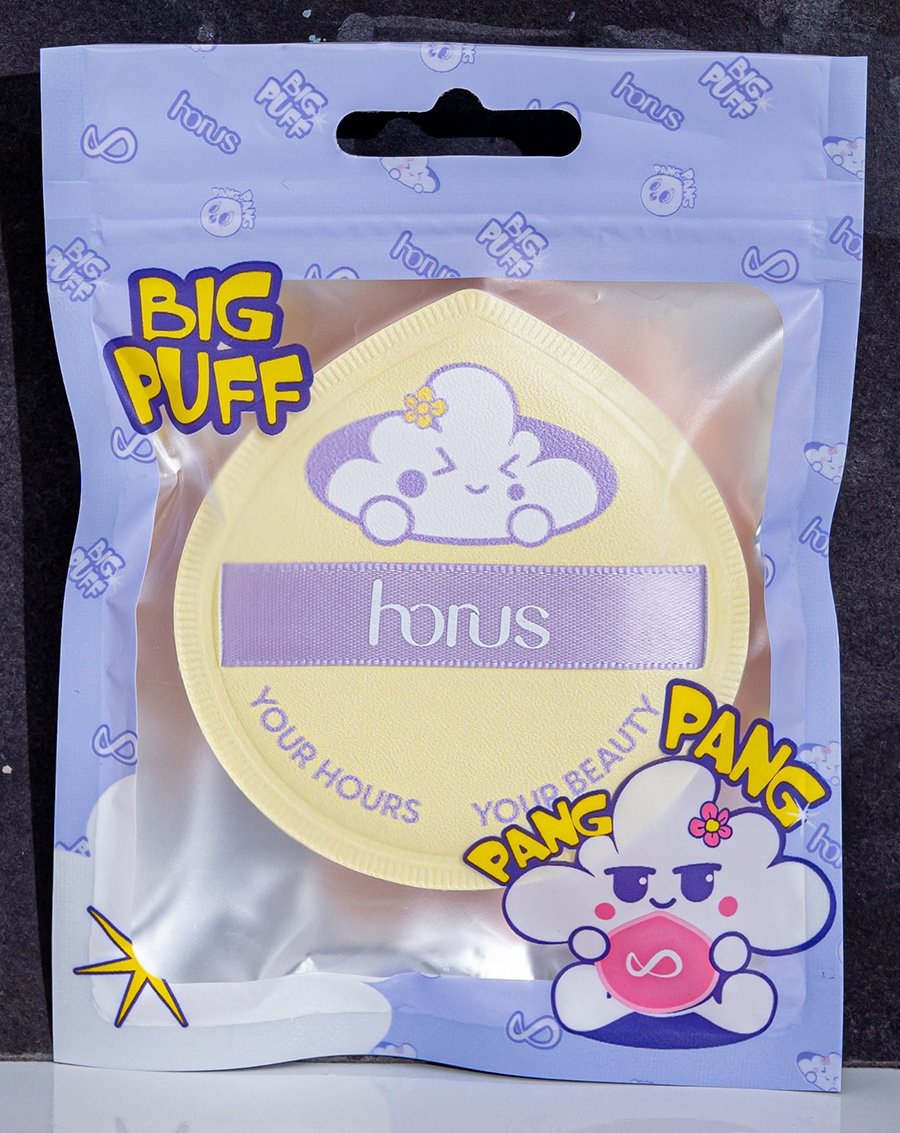 Bông mút trang điểm Horus Pang Pang Big Puff - Vàng - Image 1