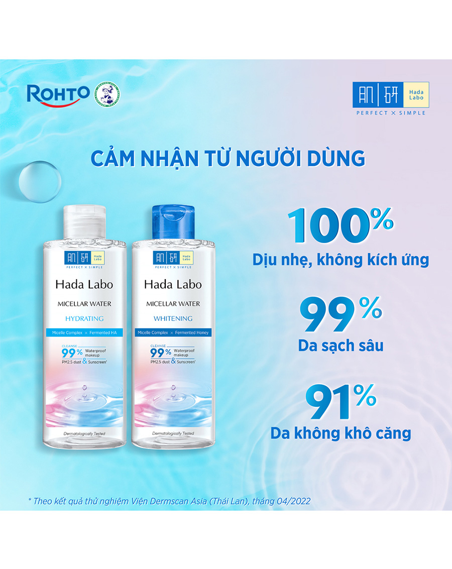 Nước Tẩy Trang Hada Labo Sạch Sâu Dưỡng Ẩm 240ml - Image 3
