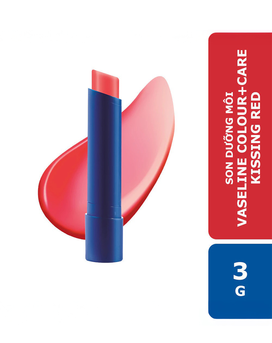 Son Dưỡng Có Màu Vaseline Đỏ 3g - Image 1
