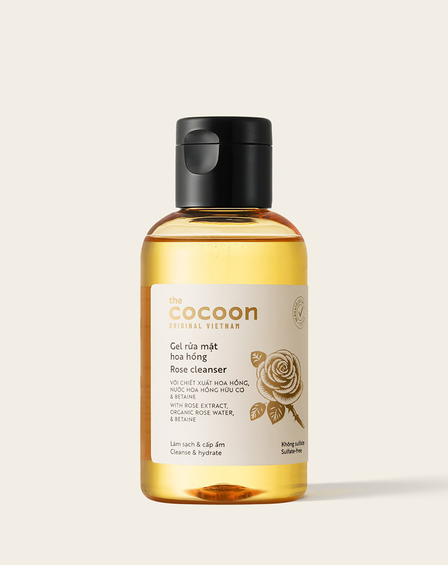 Gel Rửa Mặt Cocoon Chiết Xuất Từ Hoa Hồng 140ml - Image 1