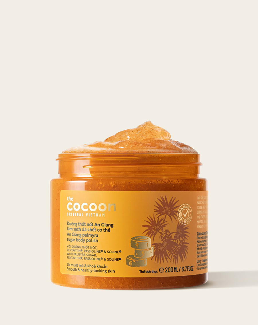 Đường Thốt Nốt An Giang Cocoon Làm Sạch Da Chết Cơ Thể 200ml (Phiên Bản Mới) - Image 1