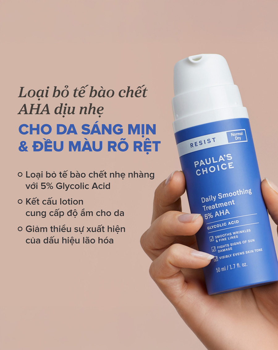 Tẩy Da Chết Paula's Choice Resist Daily Smoothing Treatment 5% AHA 50ml - Image 2