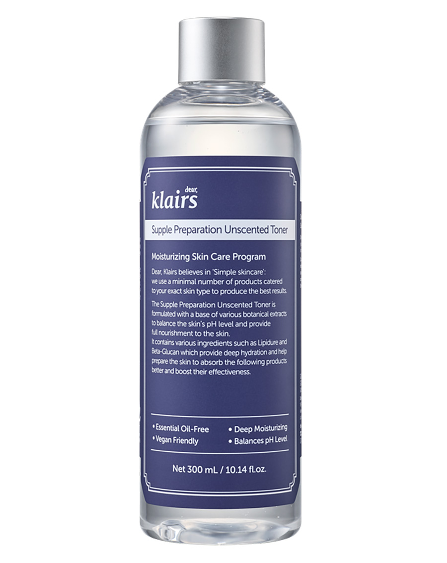 [Mini] Nước Hoa Hồng Klairs Không Mùi Supple Preparation Unscented Toner 30ml