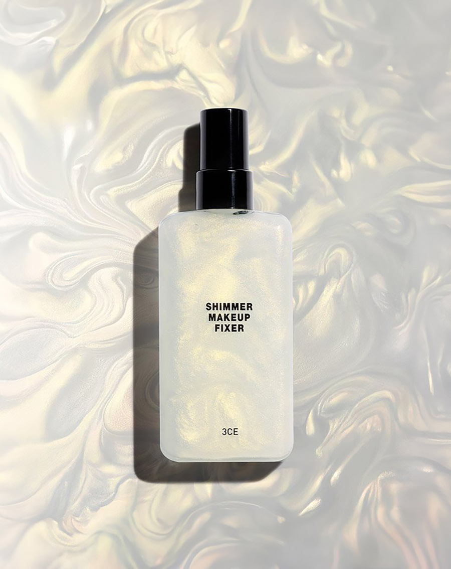 Xịt Khóa Trang Điểm 3CE Có Nhũ Shimmer Makeup Fixer 95ml - Image 1