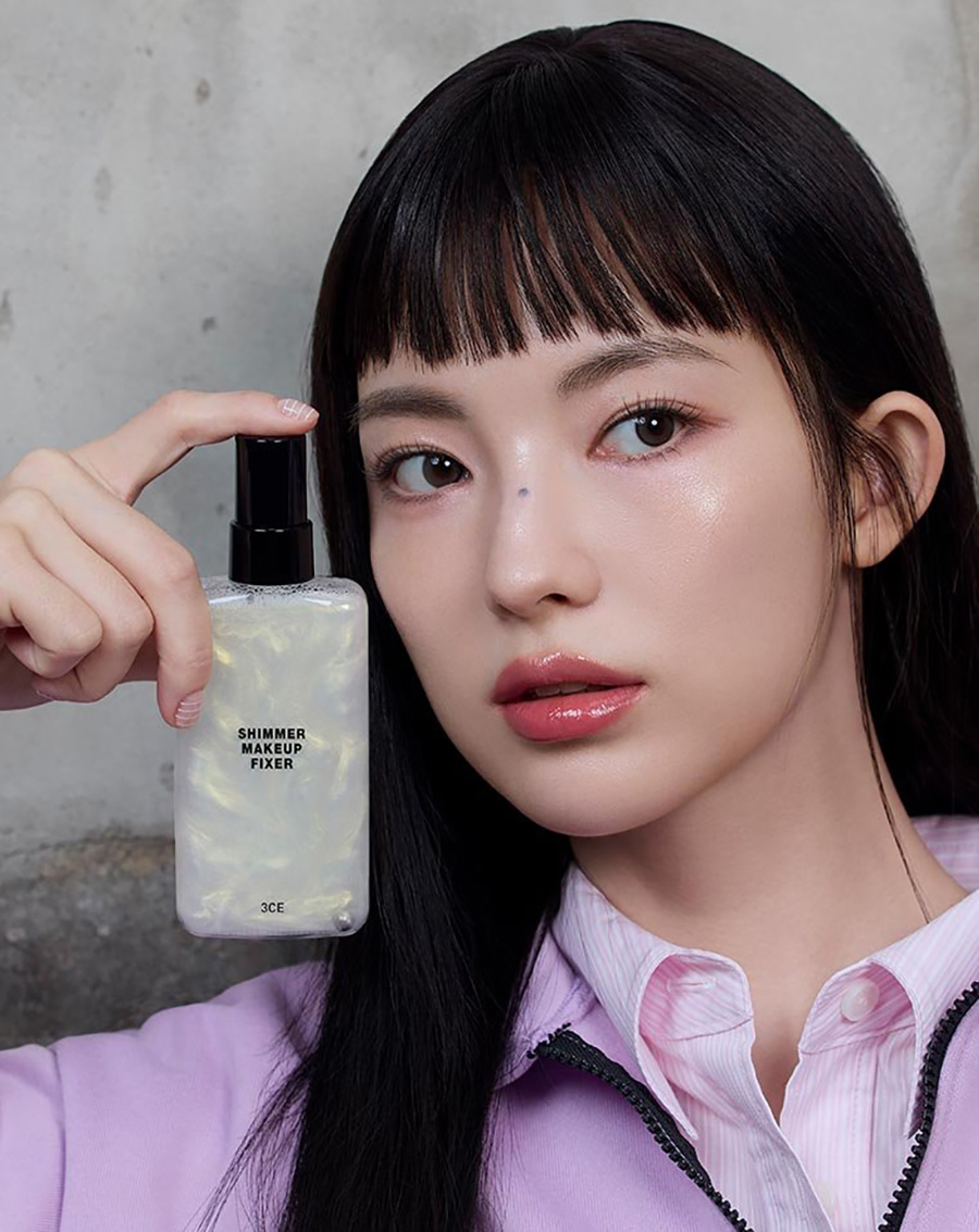Xịt Khóa Trang Điểm 3CE Có Nhũ Shimmer Makeup Fixer 95ml - Image 3