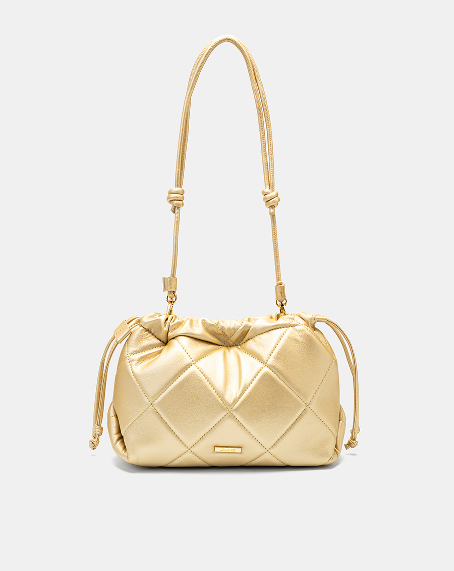 Túi Xách Nhỏ Rút May Chỉ Hoạ Tiết Quả Trám