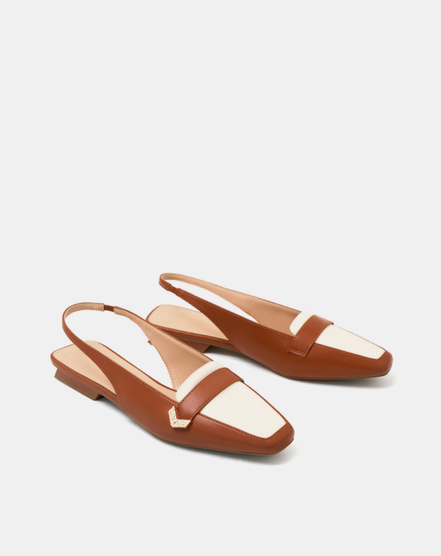 Giày Búp Bê Slingback Đế Bệt Mũi Loafer - Image 7