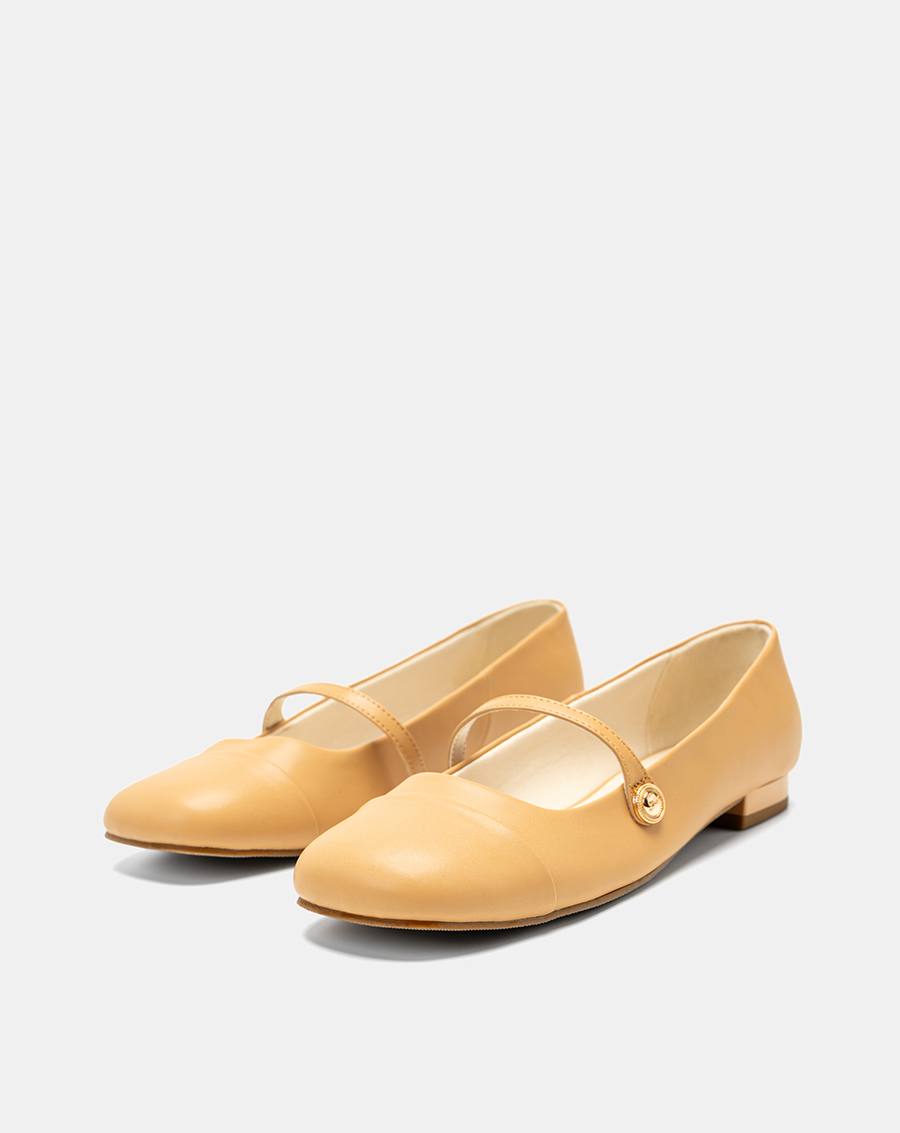 Giày Búp Bê Mary Jane Mũi Thô - Image 4