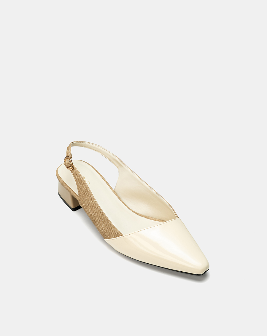 Giày Cao Gót Slingback Đắp Mũi Chéo - Image 6