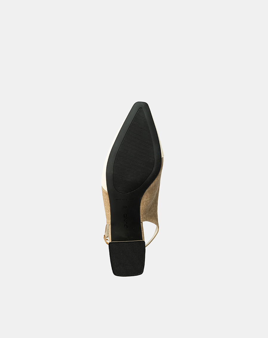 Giày Cao Gót Slingback Đắp Mũi Chéo - Image 8