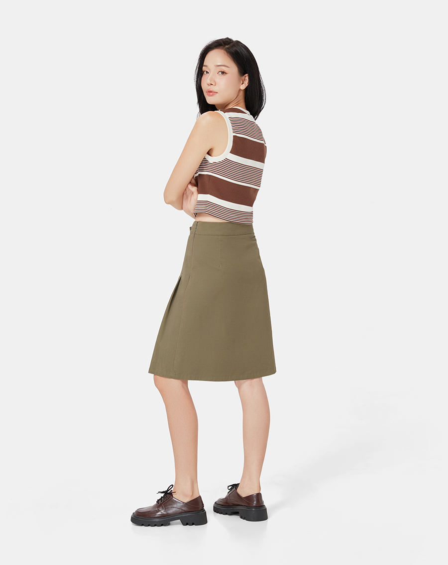 Áo Thun Sọc Form Ngắn Sát Nách - Image 4