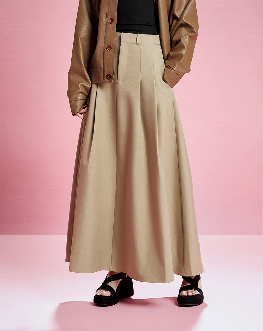 Chân váy dài form A - Image 2