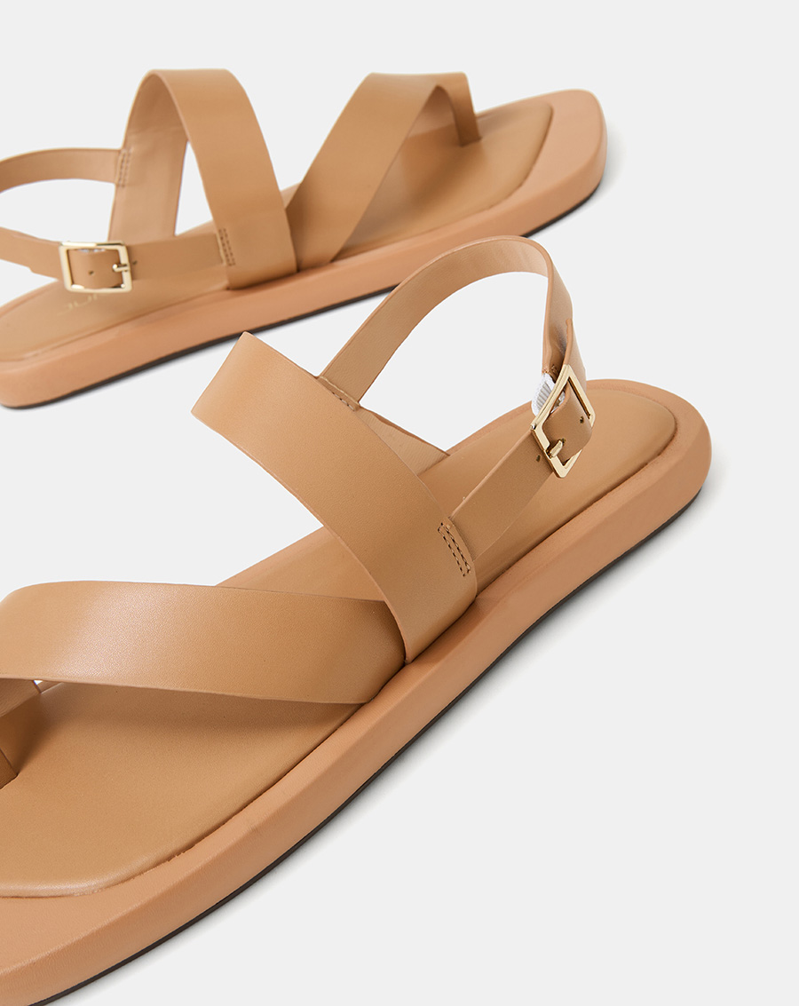 Giày Sandal Đế Bệt Quai Xỏ Ngón Cách Điệu - Image 2