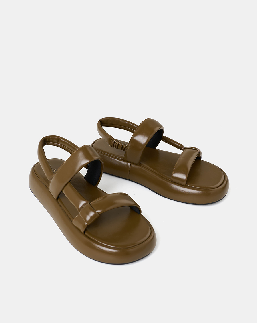 Giày Sandal Đế Bằng Quai Ngang - Image 7