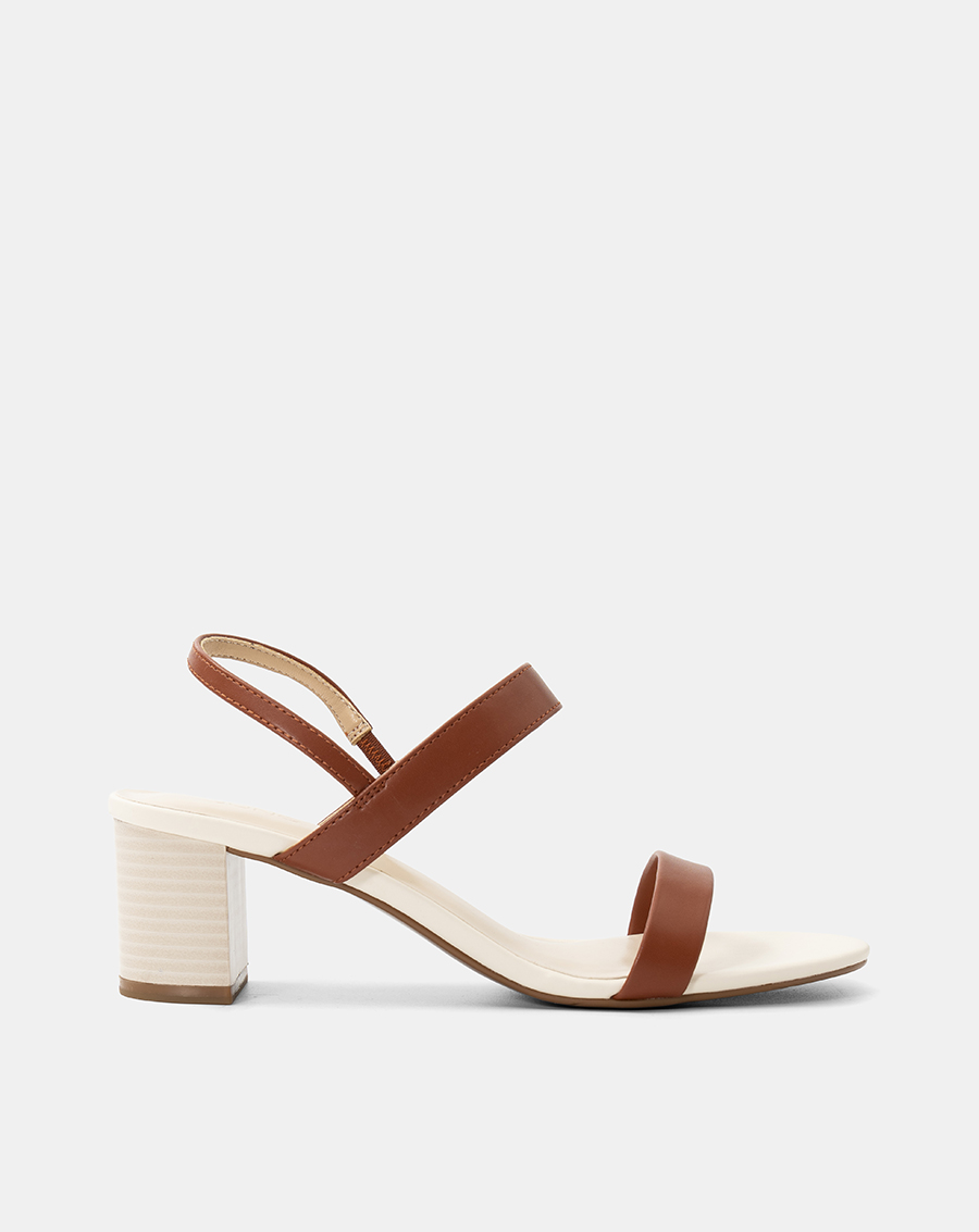 Giày Sandal Gót Vuông Basic