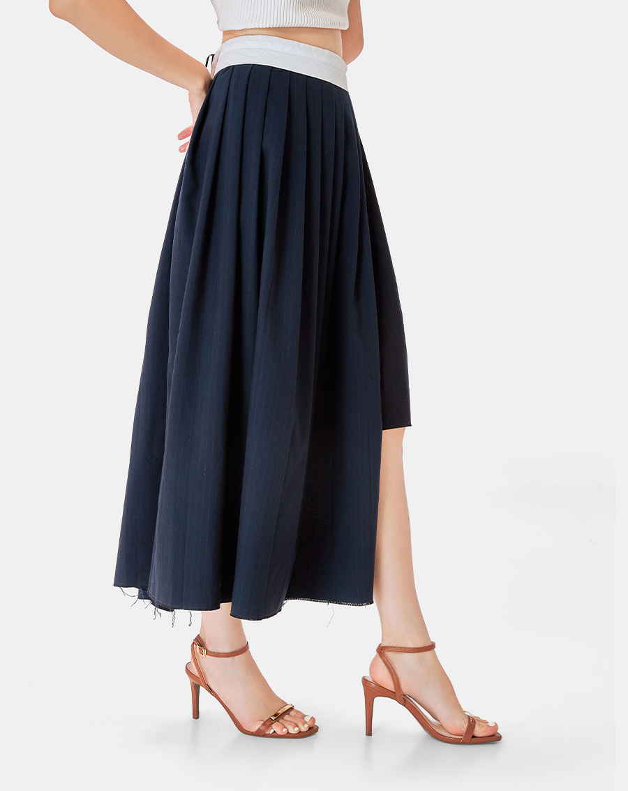 Giày Sandal Mũi Vuông Gắn Khóa Trang Trí - Image 3