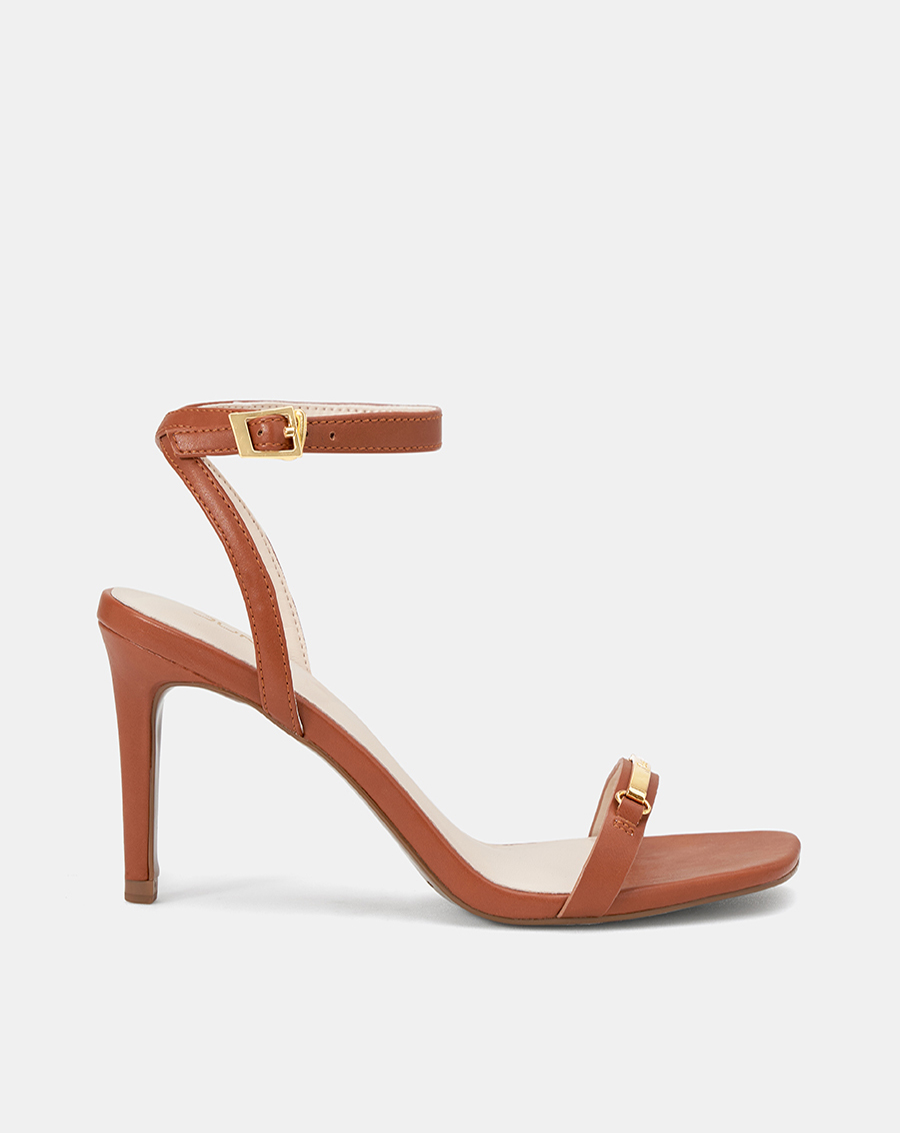 Giày Sandal Mũi Vuông Gắn Khóa Trang Trí - Image 1