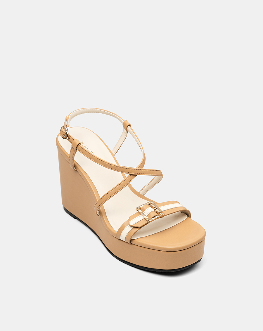 Giày Sandal Đế Xuồng Quai Sọc - Image 4