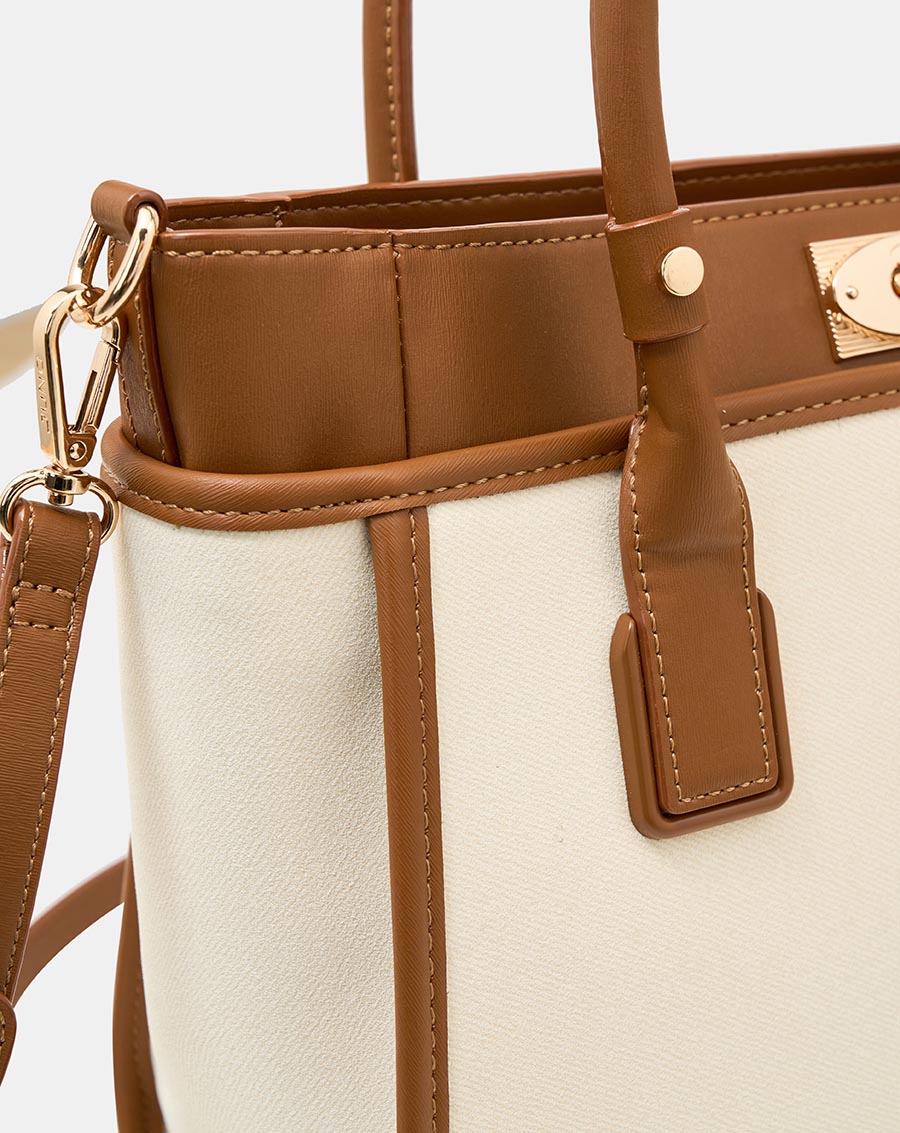 Túi Xách Lớn Tote Trang Trí Khoá - Image 5